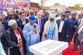 Governor Uba Sani at the groundbreaking of Kaduna’s inter-state bus terminal