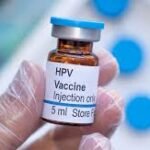 HPV vaccination preventing cervical cancer-causing strains.