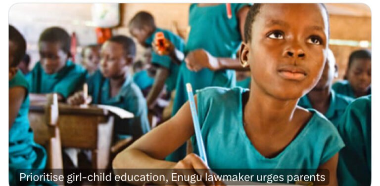 Secondary school girls attending leadership workshop in Enugu