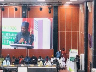 TETFund officials unveiling 2026 disbursement guidelines in Abuja