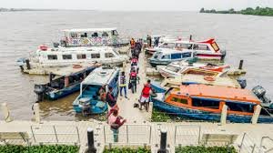 Passenger ferries operating on Lagos waterways