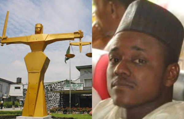 Supreme Court justices during Aminu Lamido conviction ruling