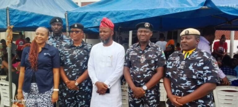 Police officers receive free health screening under Eko Cares
