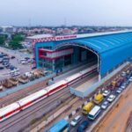 Lagos Red Line train operating on the Oyingbo–Agbado corridor