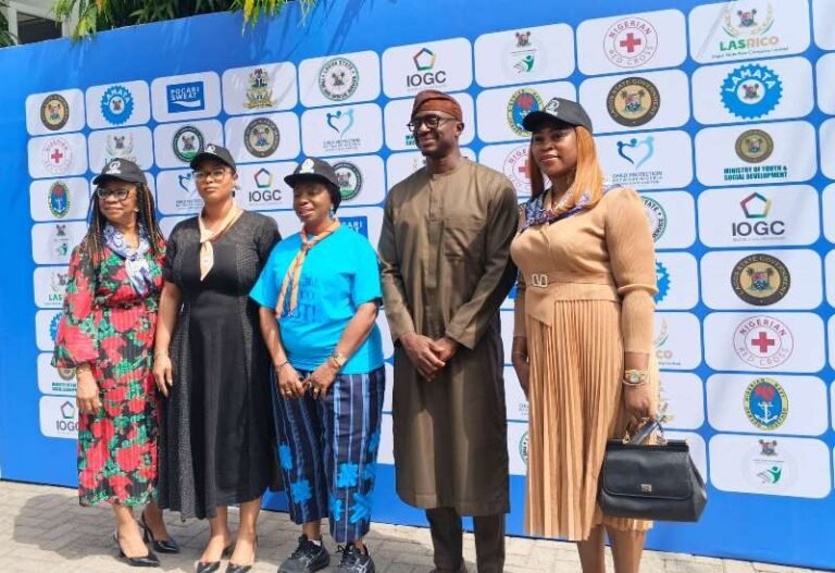 Lagos First Lady addressing boys on cybercrime and discipline