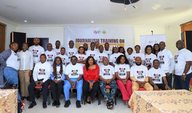 Health experts discussing salt reduction and food labelling in Lagos