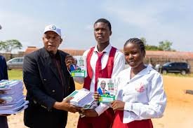 Edo officials addressing students during anti-cultism campaign