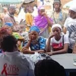 Health workers conduct free tests at Ajegunle Market in Oyo State