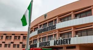 Nigerian Defence Academy campus sign warning against admission fraud