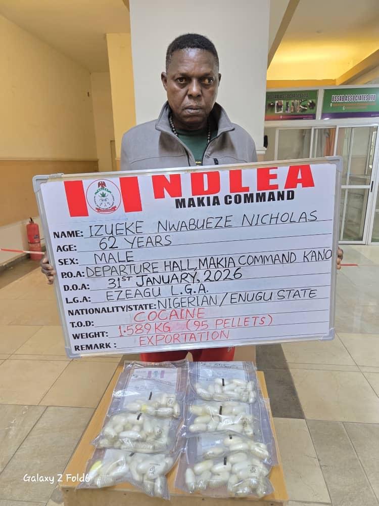 NDLEA operatives at Mallam Aminu Kano International Airport