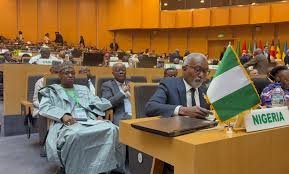 Nigerian delegation at African Union summit in Addis Ababa