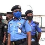 Security operatives at Edo State House of Assembly complex
