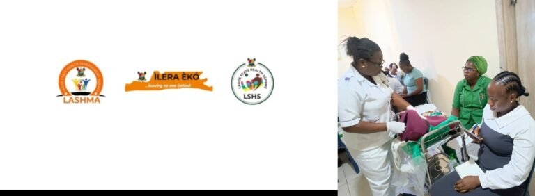 Pregnant woman receiving care under Lagos Ilera Eko health insurance scheme