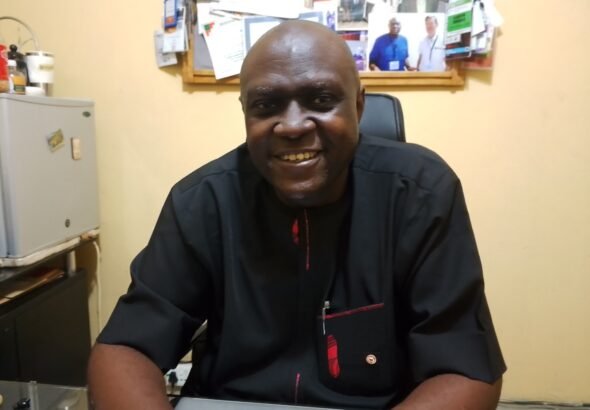 Dr. Odubanjo speaking on Nigeria’s health workforce crisis in Lagos