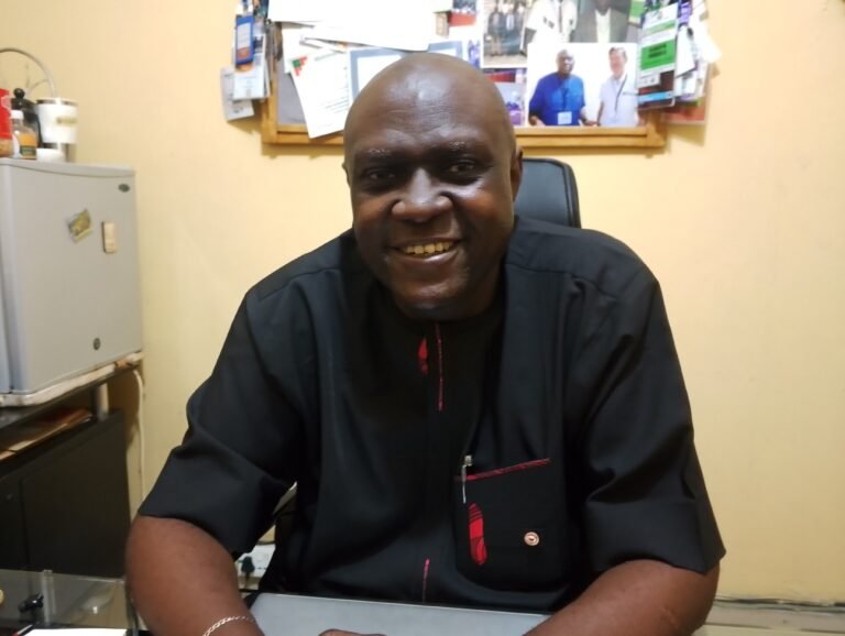 Dr. Odubanjo speaking on Nigeria’s health workforce crisis in Lagos