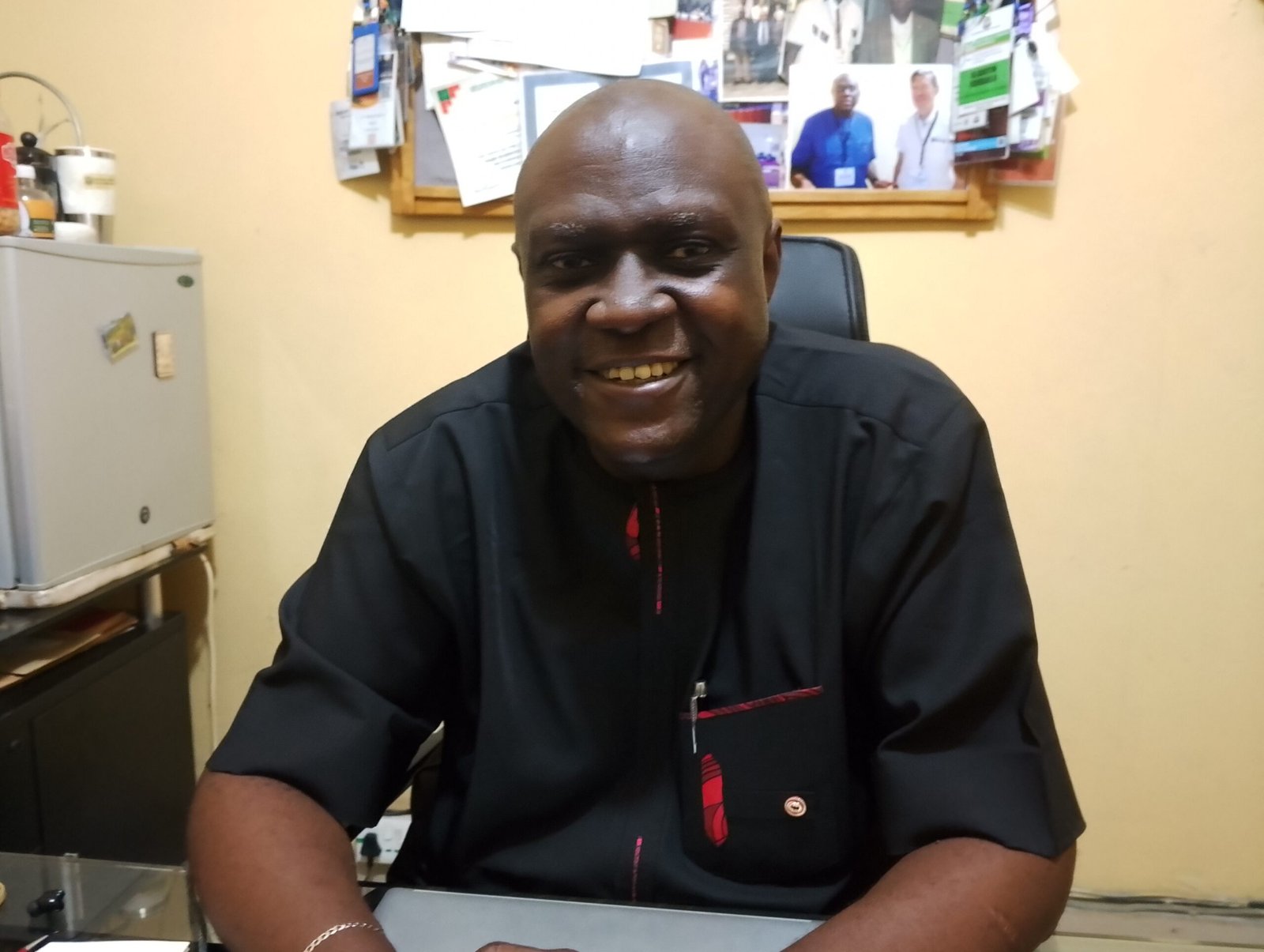 Dr. Odubanjo speaking on Nigeria’s health workforce crisis in Lagos