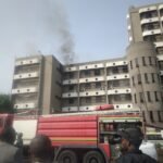 Smoke coming out from the DG’s office and the store