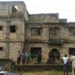 Abandoned building used by kidnappers in Port Harcourt Nigeria”
