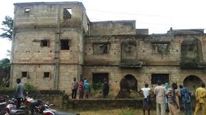 Abandoned building used by kidnappers in Port Harcourt Nigeria”