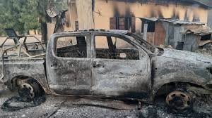 Aftermath of insurgent attack in Ngoshe community, Borno State.