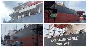Cargo vessel linked to cocaine seizure at Apapa port Lagos