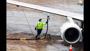 Commercial aircraft on runway as Nigerian airlines struggle with rising aviation fuel costs