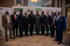 Nigeria agriculture minister speaking at UK investment forum on climate resilience