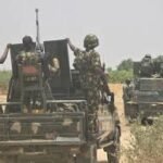 Nigerian troops conducting counterterrorism operations in Borno