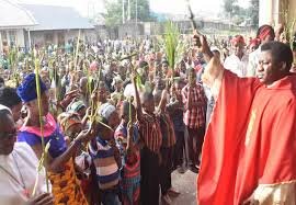Worshippers celebrate Palm Sunday in Nigeria