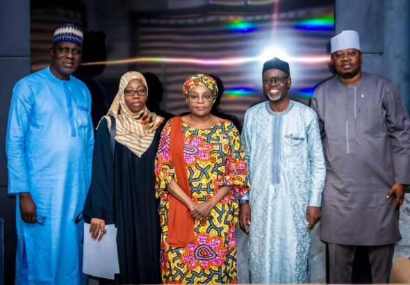 Nigerian primary school classroom during lesson