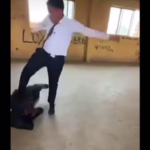 Police officers investigating bullying case at school in Benin City