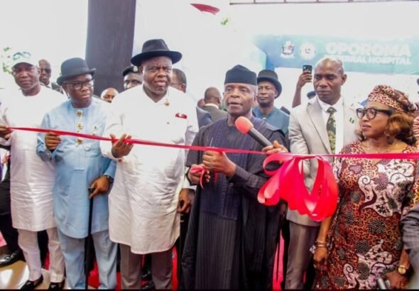 Newly constructed road in Bayelsa riverine area