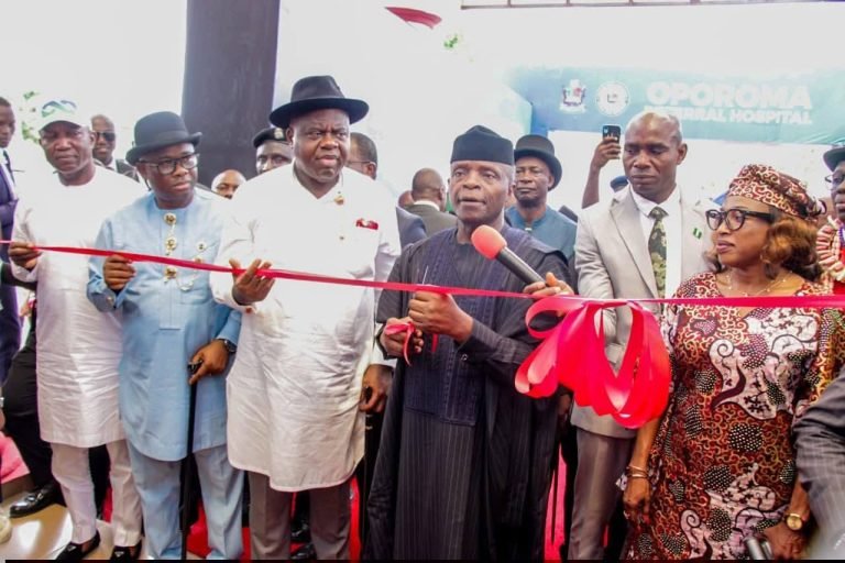 Newly constructed road in Bayelsa riverine area