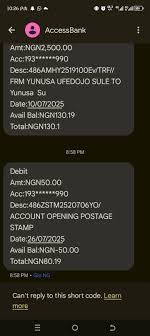 A Nigerian checking a mobile banking app showing multiple transaction alerts and deductions