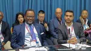 African leaders discussing technology and innovation at forum