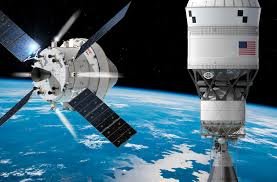 Artemis II spacecraft mission representing space exploration progress