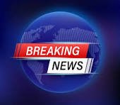 Breaking news logo