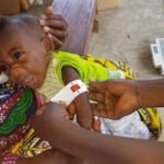 Children receiving nutritional support in a community health centre