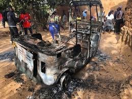 Displaced villagers fleeing attack in Plateau State