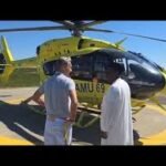 Emergency medical helicopter inspected by Nigerian officials in France