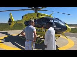 Emergency medical helicopter inspected by Nigerian officials in France