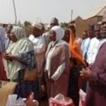 Lawyers distributing relief materials to IDPs in Sokoto