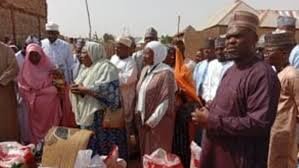 Lawyers distributing relief materials to IDPs in Sokoto