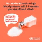Low sodium salt substitutes recommended by WHO for heart health