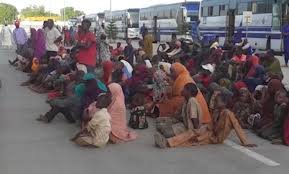 Nigerian returnees arriving from Niger Republic