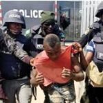 Police officers arresting robbery suspects in Abuja