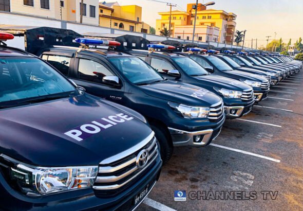 Police officers receive patrol vehicles for Lagos-Calabar Coastal Highway security