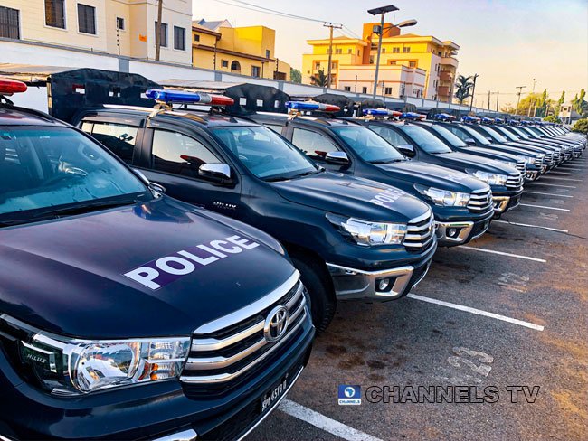 Police officers receive patrol vehicles for Lagos-Calabar Coastal Highway security