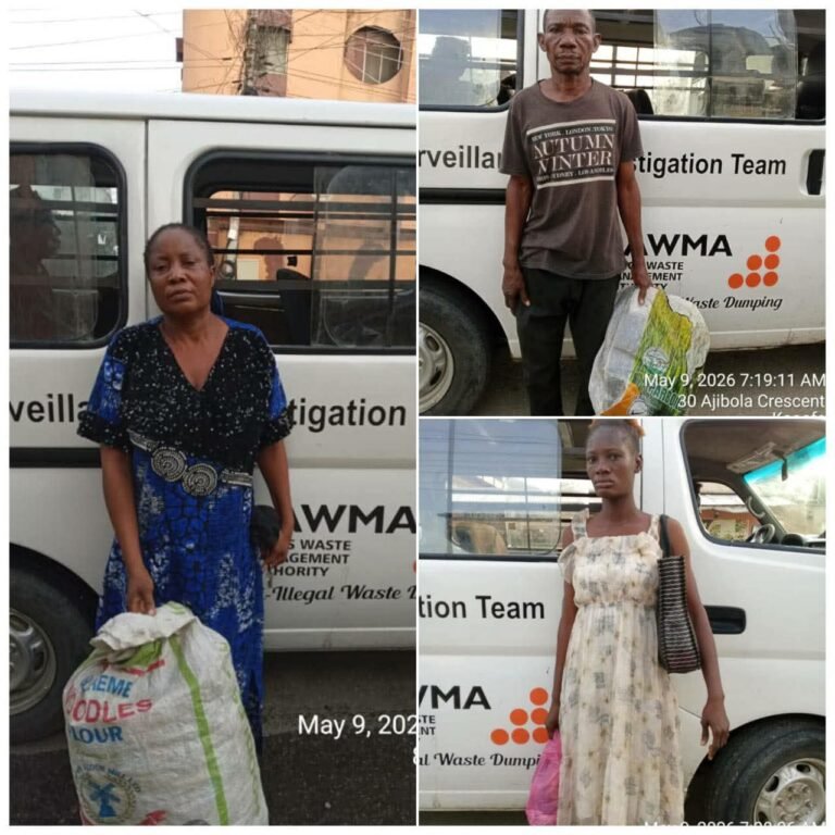 LAWMA officials enforce sanitation laws during operation in Ketu-Alapere