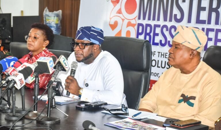 Lagos officials announce MSME funding and employment initiatives during ministerial briefing.